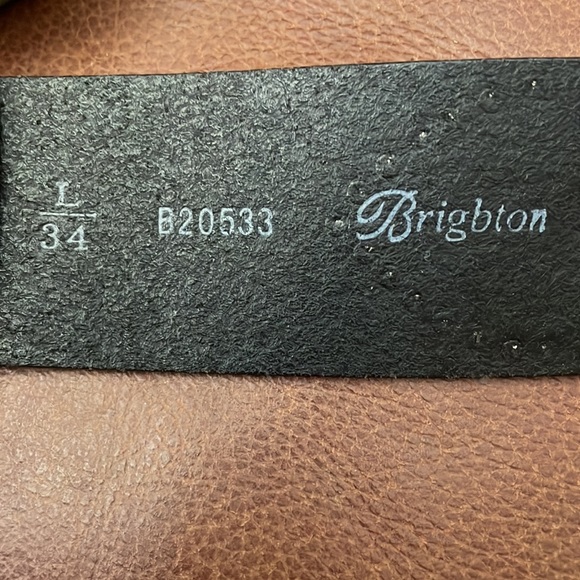 Brighton Black Leather with Silver Floral Studs. - Picture 7 of 11